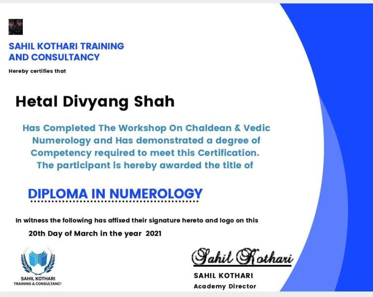 DIPLOMA IN NUMEROLOGY